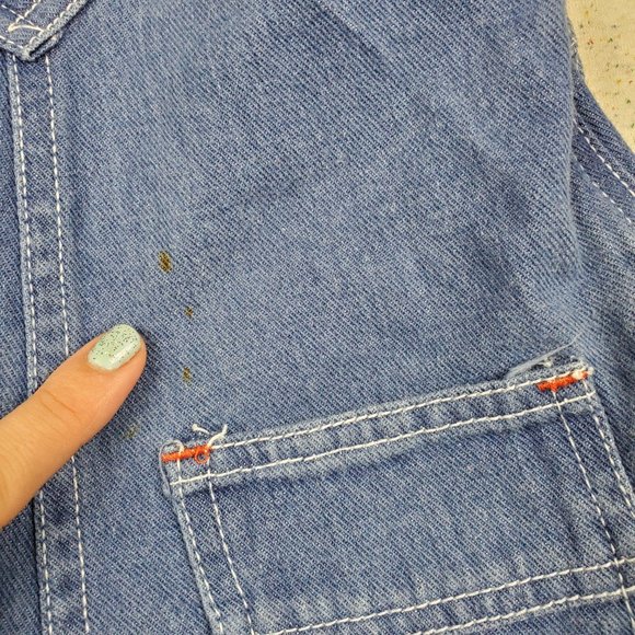 Vintage Toddletime Big Mac Denim Overalls 12-18 months - Picture 6 of 8